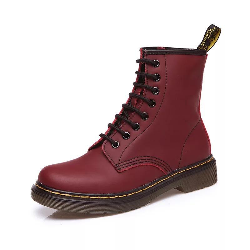 British High Quality Leather Lovers Martin Boots