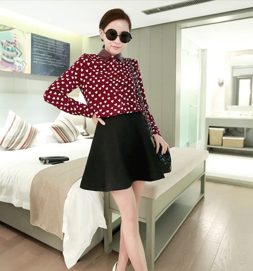 Fashion High Waist Knit Mini Fluffy Skirt