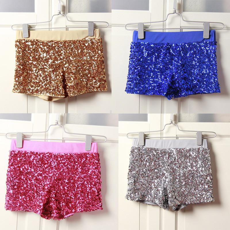 Shining Sequins Low Waist Bodycon Shorts