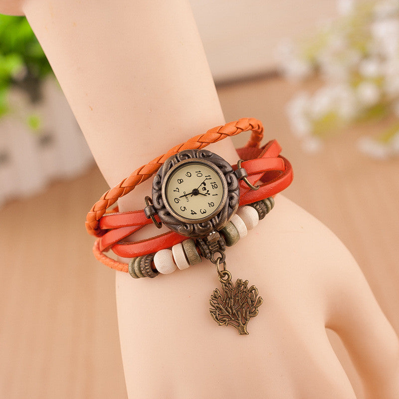 Retro Blessing Tree Multilayer Watch
