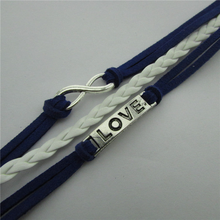 Joker LOVE Number Eight Multi-layer Bracelet