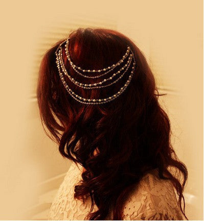 Beautiful Pearl Tassel Combs Hair Accessories