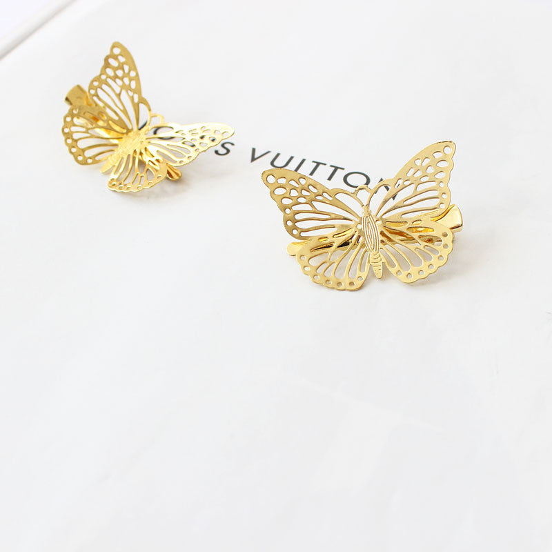 Beautiful Butterfly Golden Hairpin