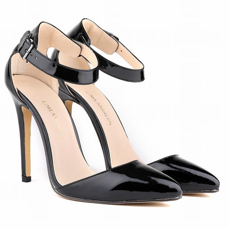 Beauty Pointed High Heel Patent Leather Shoes
