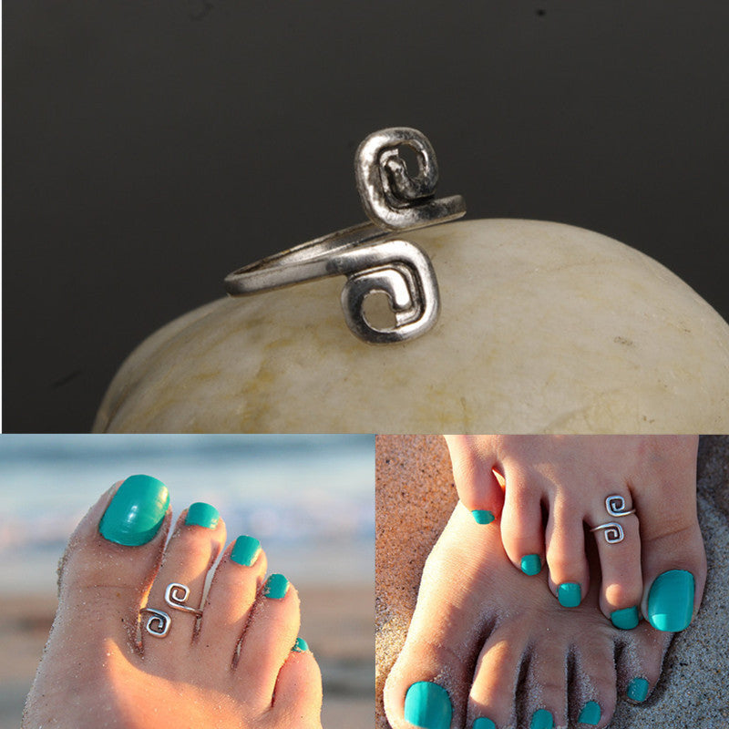 Beach Fashion Lucky 8 Foot Ring