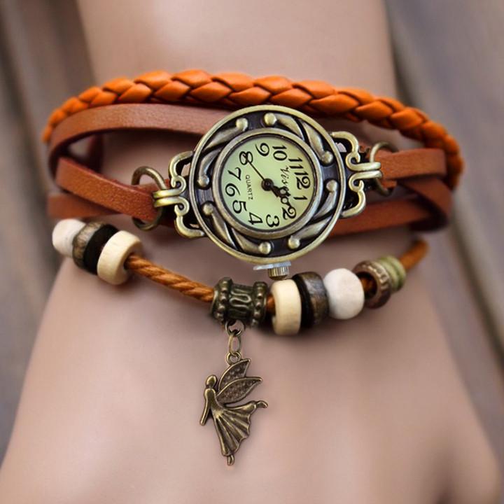 Weave Leather Bracelet Wrist Watch - MeetYoursFashion - 4