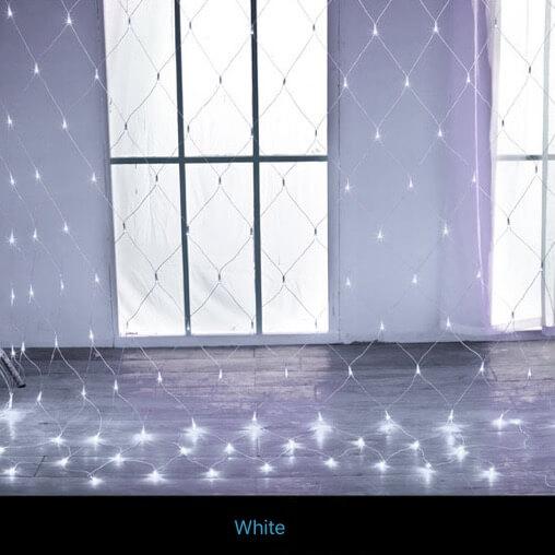 Blue 96 LED Net Mesh Fairy Lights Twinkle Lighting Christmas Wedding Party US/110V