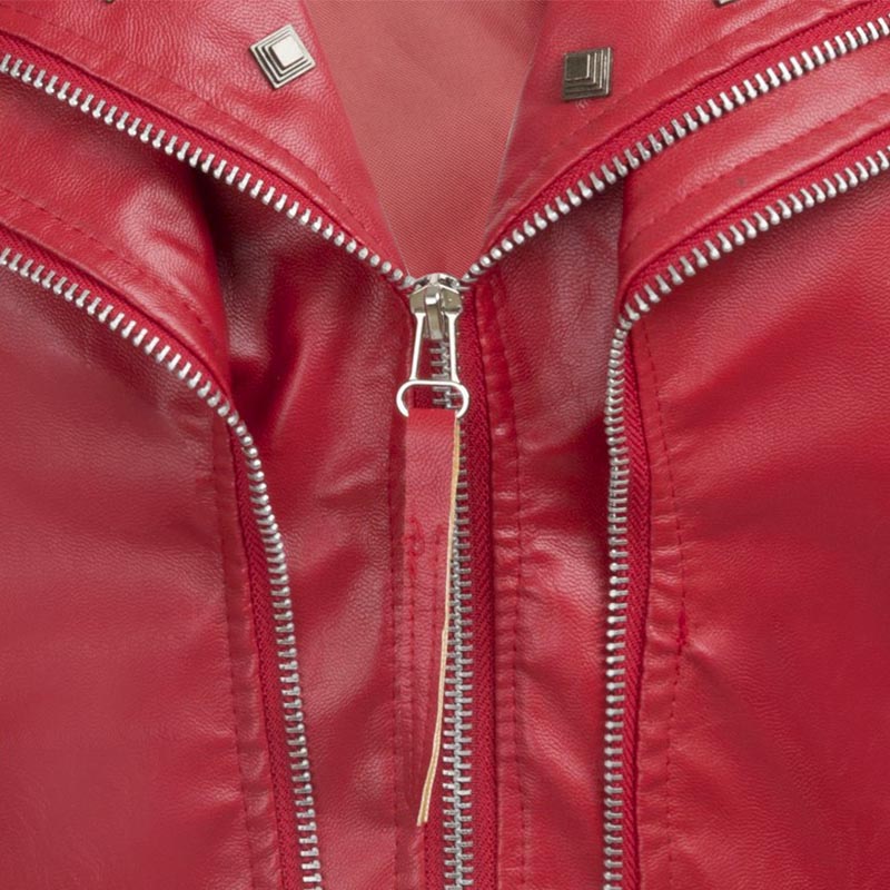 Punk Rivet Zipper Moto Jacket