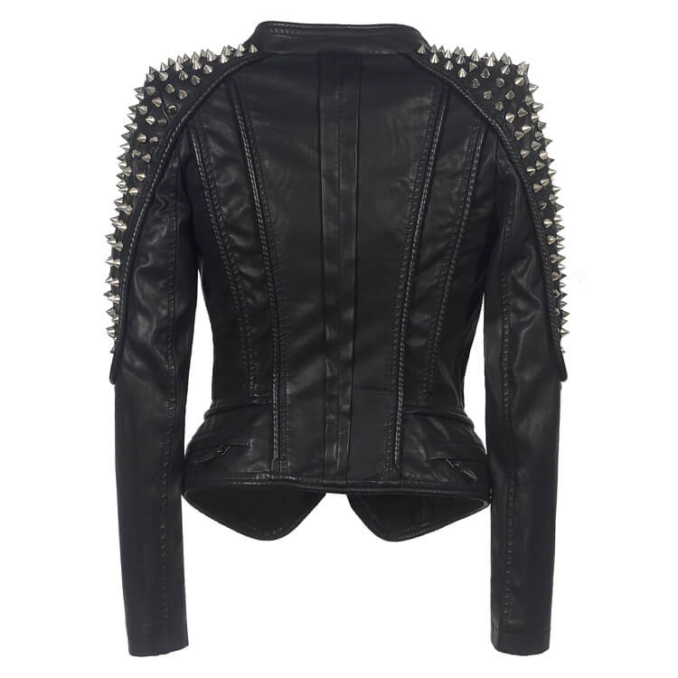 Rivet Studded Black Punk Jacket