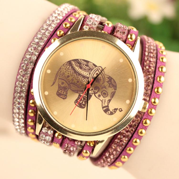 Hot Style Elephant Print Watch