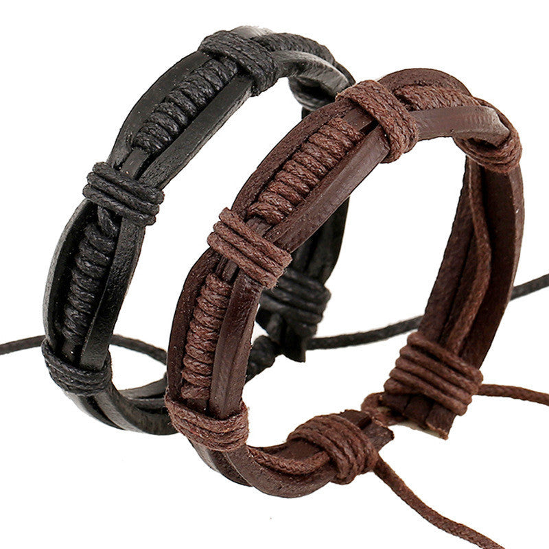 Hot Sale Leather Woven Bracelet