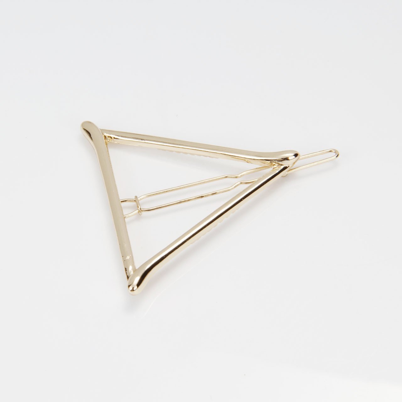 Hollow Out Geometric Triangle Hairpin