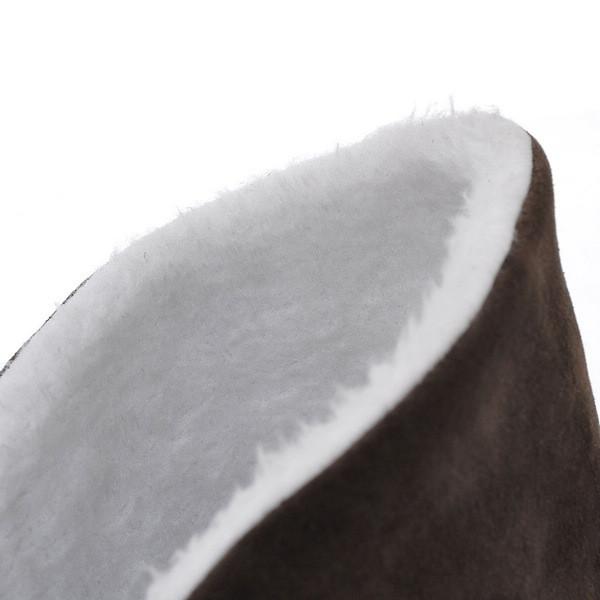 Classical Flat Thick Fur Snow Knee-High Increased Boots
