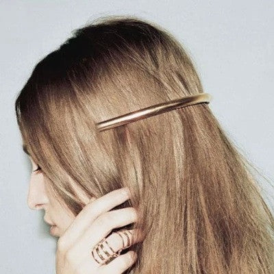 Personality Metal Pipe Bending Hair Clips