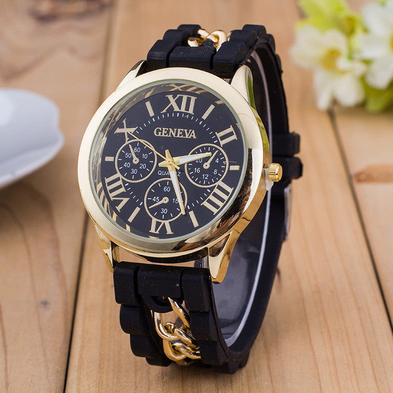 Roman Number Three eyes Casual Watch