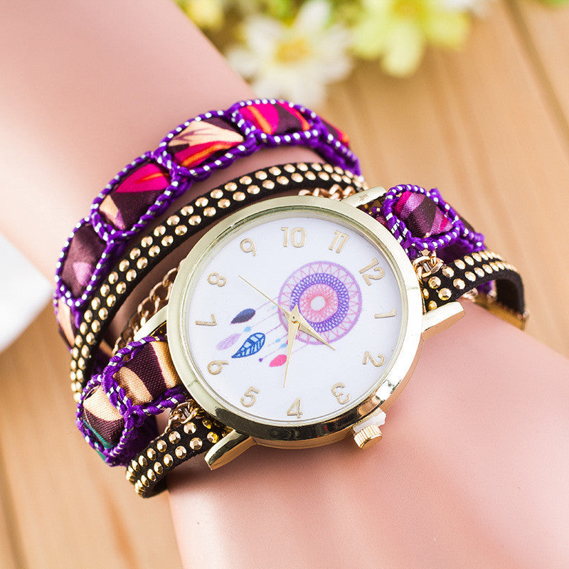 National Style Dreamcatcher Bracelet Watch