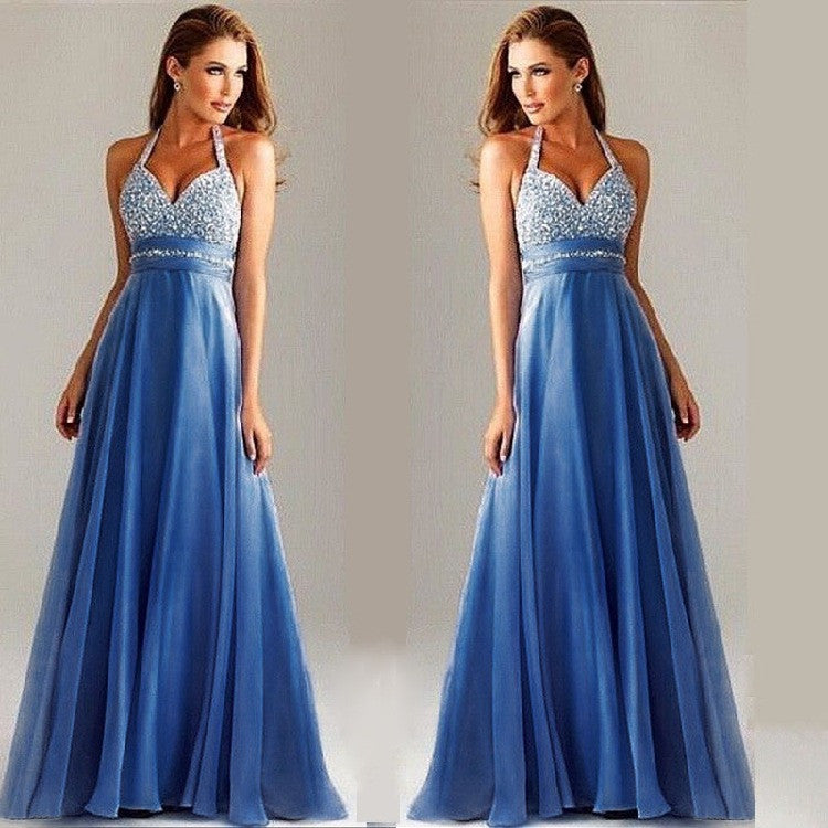 Sleeveless Spaghetti Strap Strapless Mesh Long Evening Dress