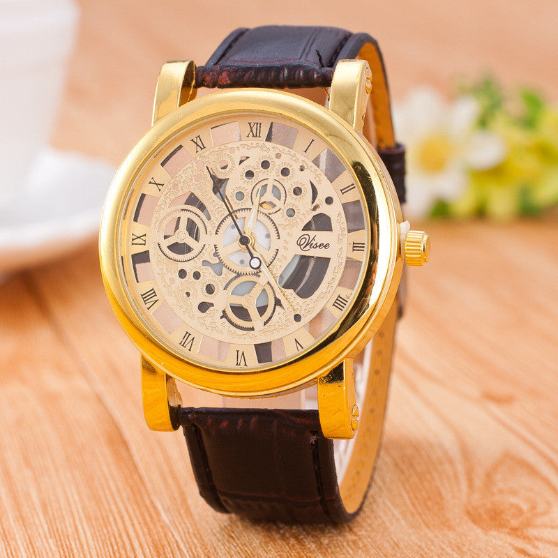 Hollow Out Round Dial Fashion Watch