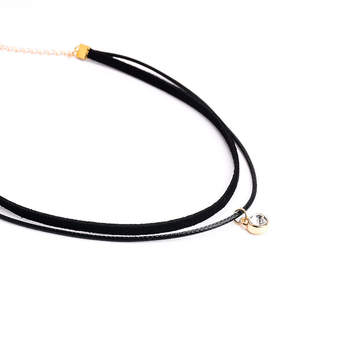 Korea Style Wax Line Multilayer Necklace