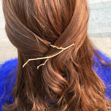 Metal Branch Women's Hair Clips
