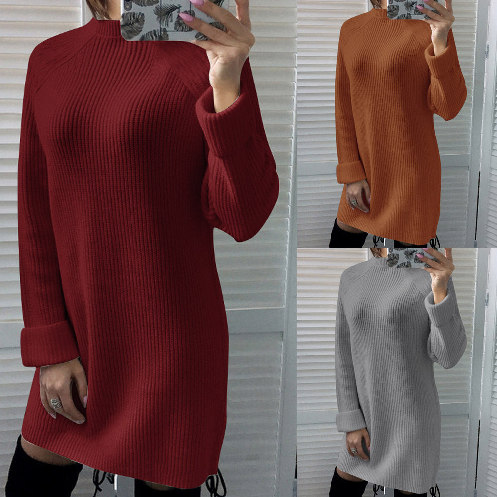 Long Sleeve Sweater Bodycon Dress