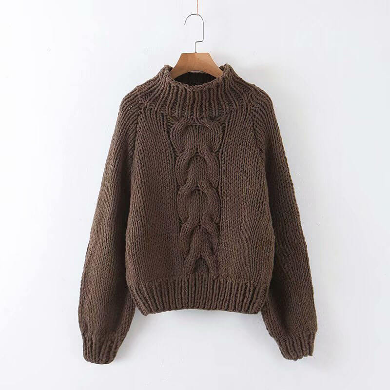 Cable Knitted Warm Sweater