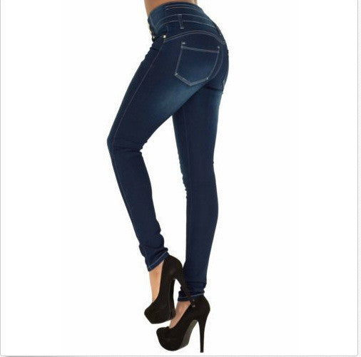 High Waist Skinny Slim Elastic Sexy Jeans