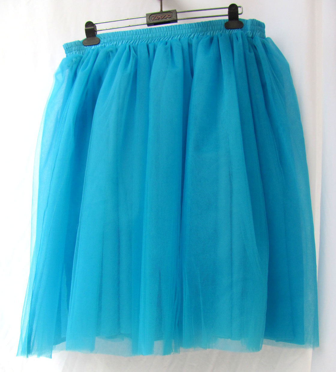 Lovely 7 Layers Pleated Flared Veil Skirt