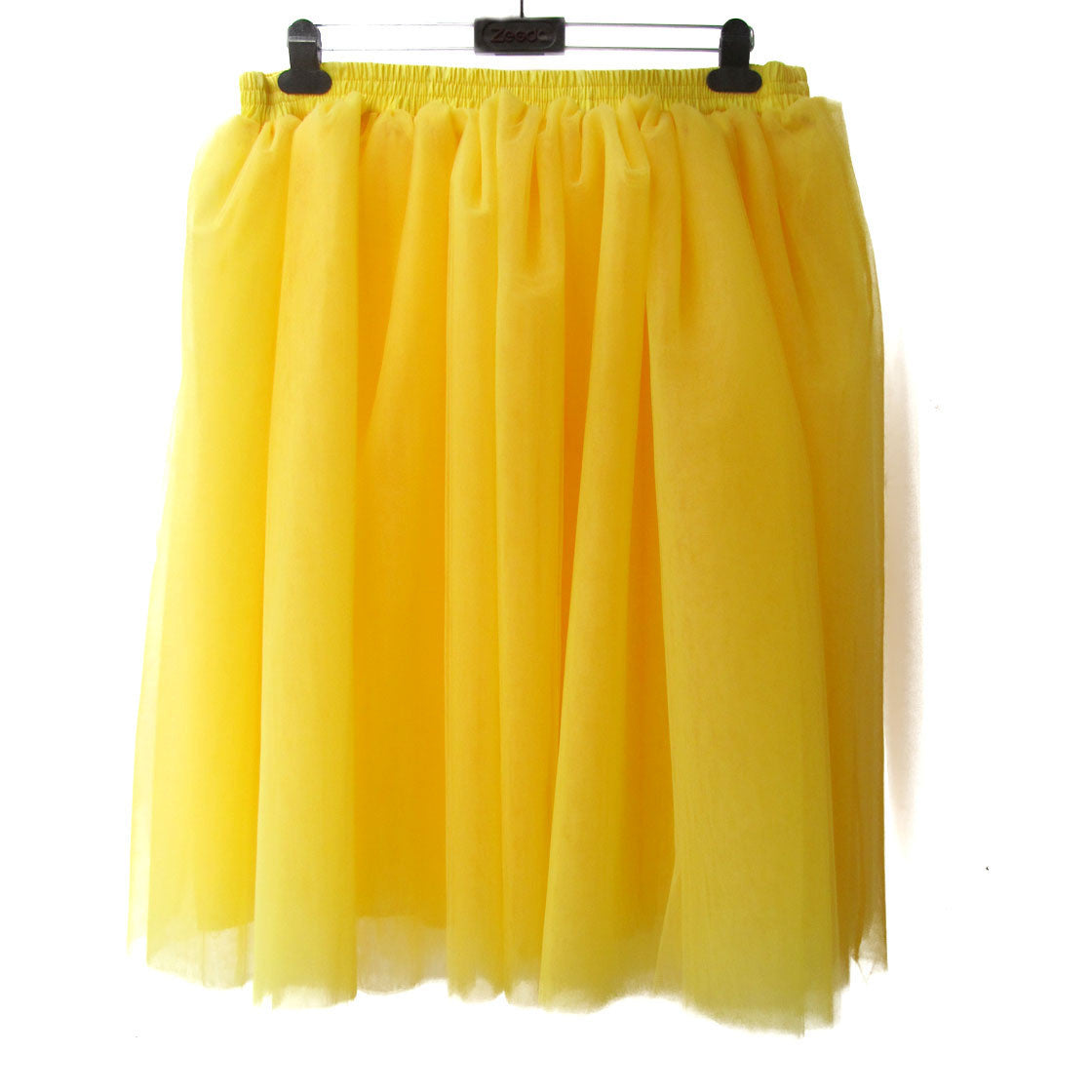 Lovely 7 Layers Pleated Flared Veil Skirt