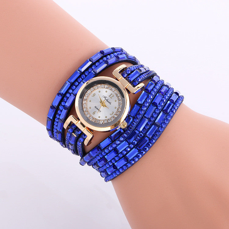 Korean Style Crystal Lady's Watch