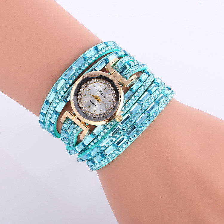 Korean Style Crystal Lady's Watch