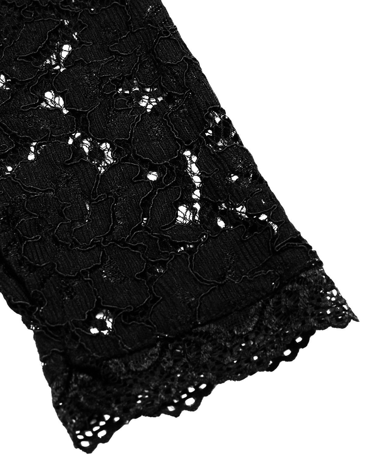 Sexy Black Lace Patchwork Bodycon Long Mermaid Dress