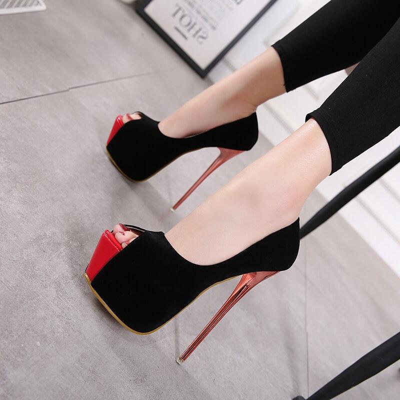 Platform Peep Toe Super High Stiletto Heels Sandals Party Shoes – May ...