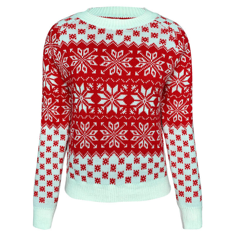 Snowflakes Pattern Christmas Ugly Sweater