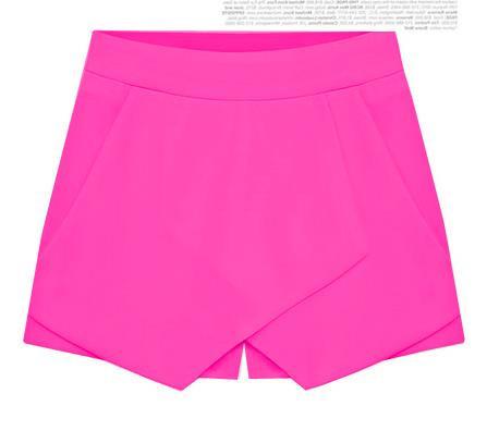 Cross Over High Waist Pure Color Shorts - Meet Yours Fashion - 7