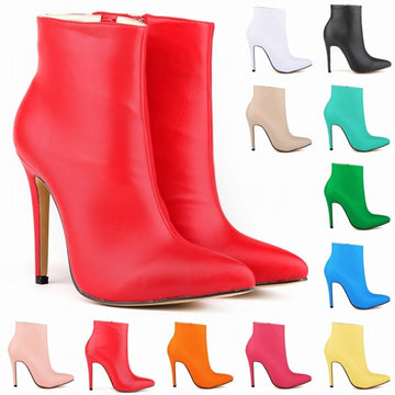 Slim High Heels Stylish Winter Ankle Boots