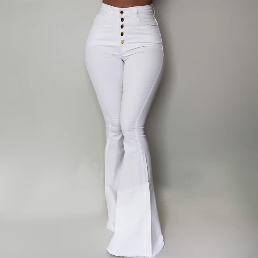 Sexy High Waist Bodycon Flare Pants