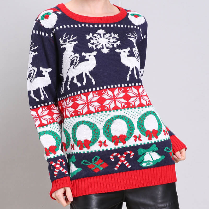 Funny Ugly Christmas Reindeer Sweater