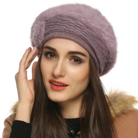 FINEJO Fashion Women's Winter Warm Knitted Hats Beanie Cap 5 Colors