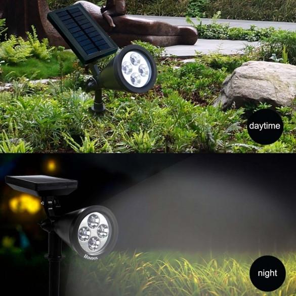 Homdox Outdoor Waterproof LED Solar Spotlight Garden Lawn Landscape Light - Oh Yours Fashion - 3