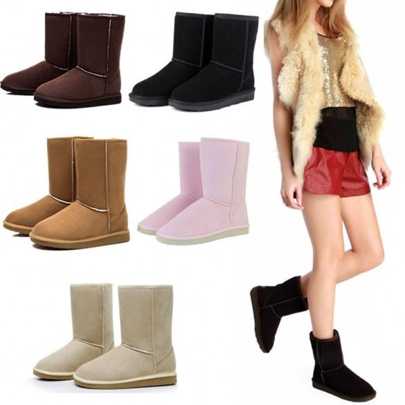 HOT Unisex Winter Warm Snow Half Boots Shoes 5 Colors