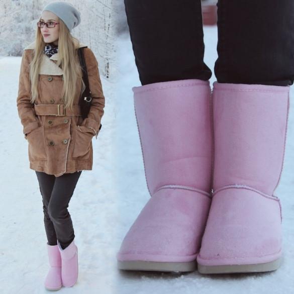 HOT Unisex Winter Warm Snow Half Boots Shoes 5 Colors