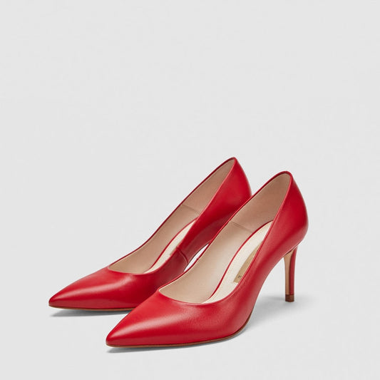 Office Solid Color Stiletto Heels Pumps