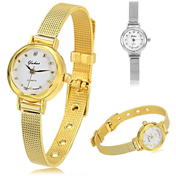 Women Lady Fashion Slim Elegant Small Dial Quartz Analog Wrist Watch - May Your Fashion - 1