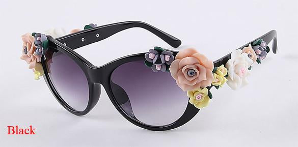 2016 Vintage Shades Women Designer Rose Flowers Sunglasses - MeetYoursFashion - 14