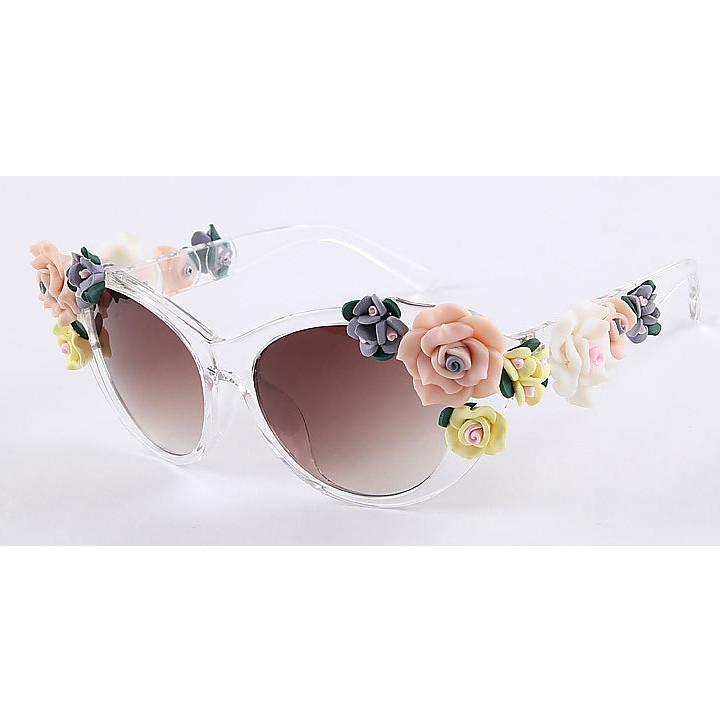2016 Vintage Shades Women Designer Rose Flowers Sunglasses - MeetYoursFashion - 3