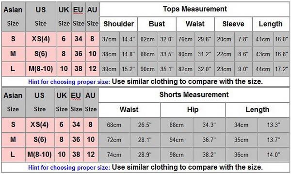 Short Sleeve Hollow Out Crop Top High Waist Slim Shorts Two Piece Set - Meet Yours Fashion - 2