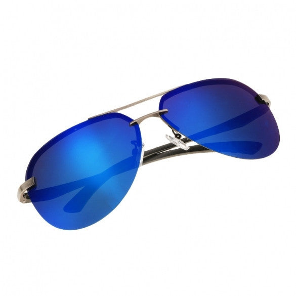  Men Polarize Metal Frame Round Casual Outdoor Sunglasses