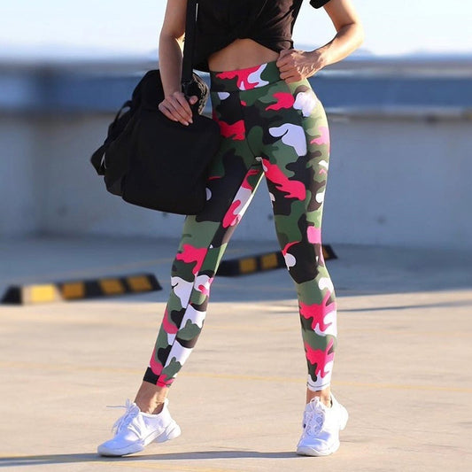 Sexy High Waist Camouflage Leggings Pants