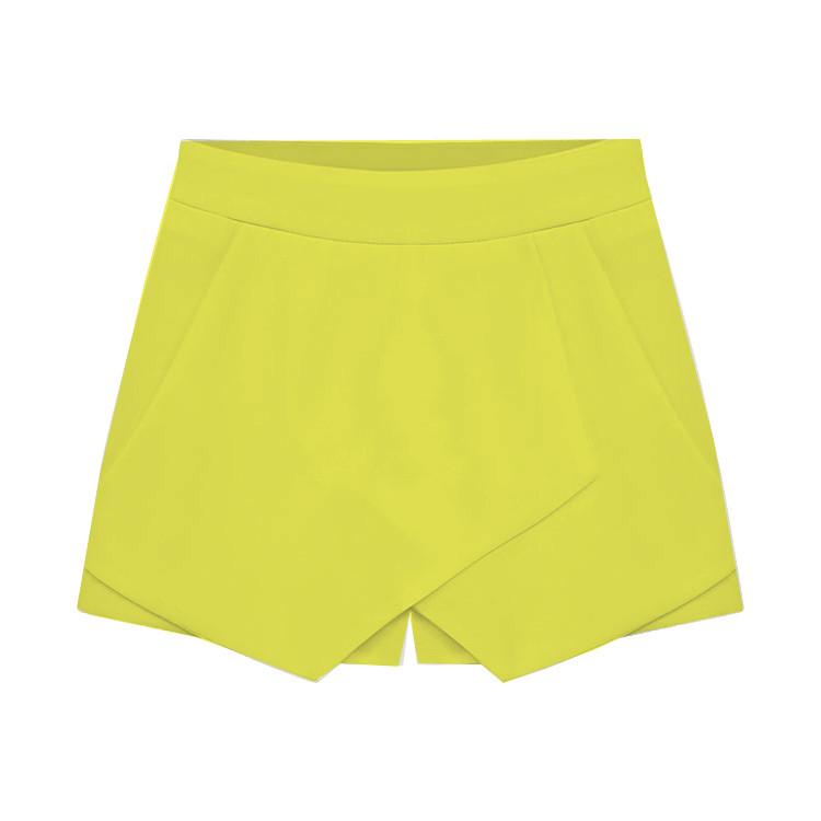 Cross Over High Waist Pure Color Shorts - Meet Yours Fashion - 8